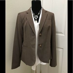 Calvin Klein Tan/Brn Suit Jacket Classic